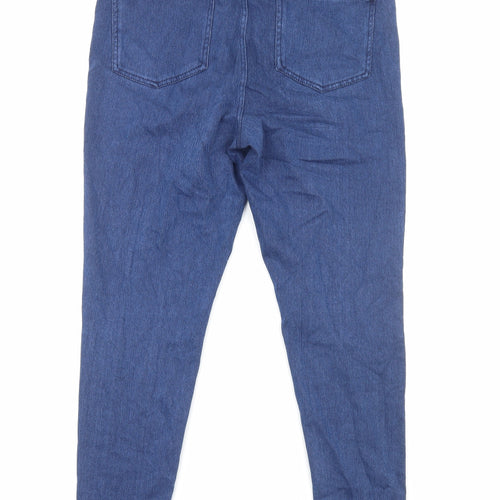 Marks and Spencer Womens Blue Cotton Jegging Jeans Size 16 Regular