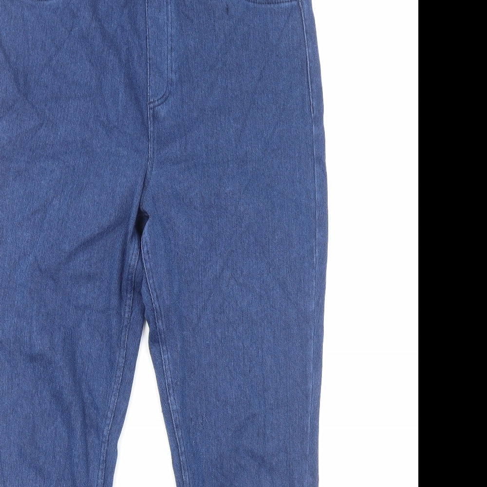 Marks and Spencer Womens Blue Cotton Jegging Jeans Size 16 Regular