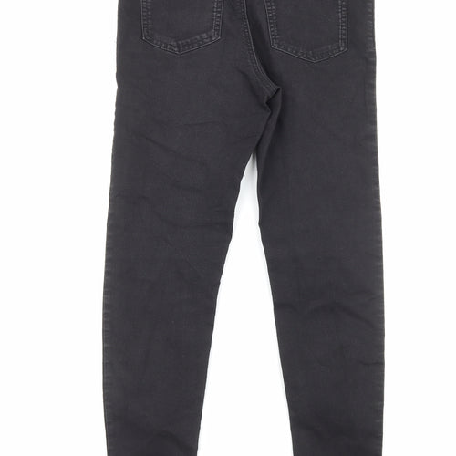 Marks and Spencer Womens Black Cotton Jegging Jeans Size 10 Regular