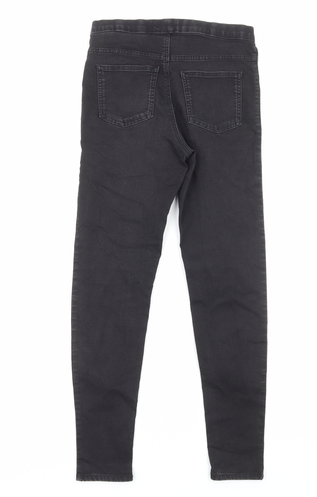 Marks and Spencer Womens Black Cotton Jegging Jeans Size 10 Regular