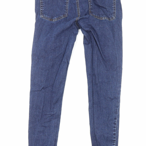Blooming Marvellous Womens Blue Cotton Skinny Jeans Size 10 Regular