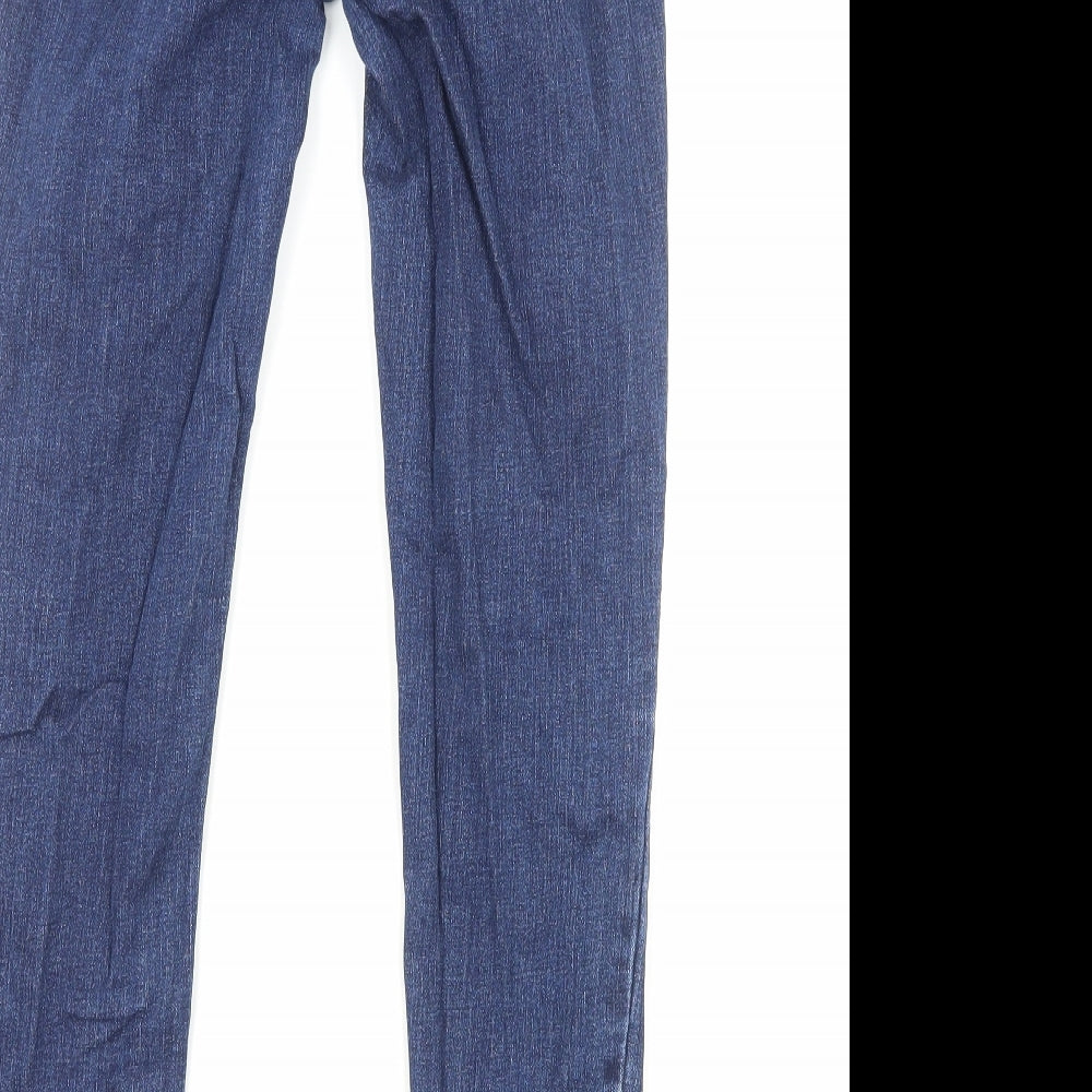Blooming Marvellous Womens Blue Cotton Skinny Jeans Size 10 Regular