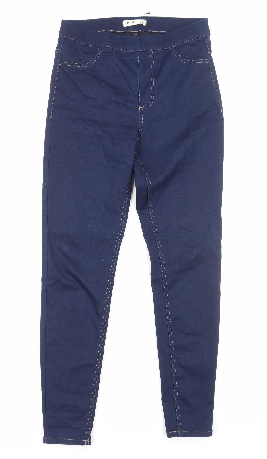 Marks and Spencer Womens Blue Cotton Jegging Jeans Size 10 Regular