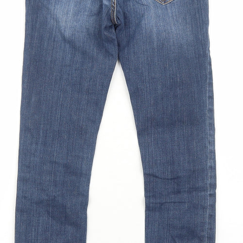 And Or Womens Blue Cotton Skinny Jeans Size 6 Regular Zip