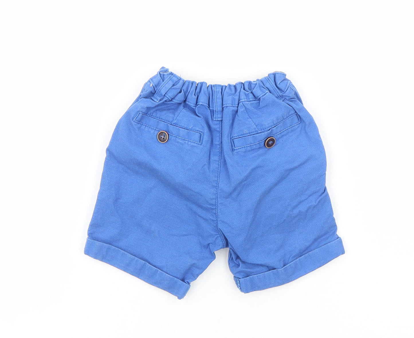 NEXT Boys Blue Cotton Bermuda Shorts Size 3-4 Years Regular