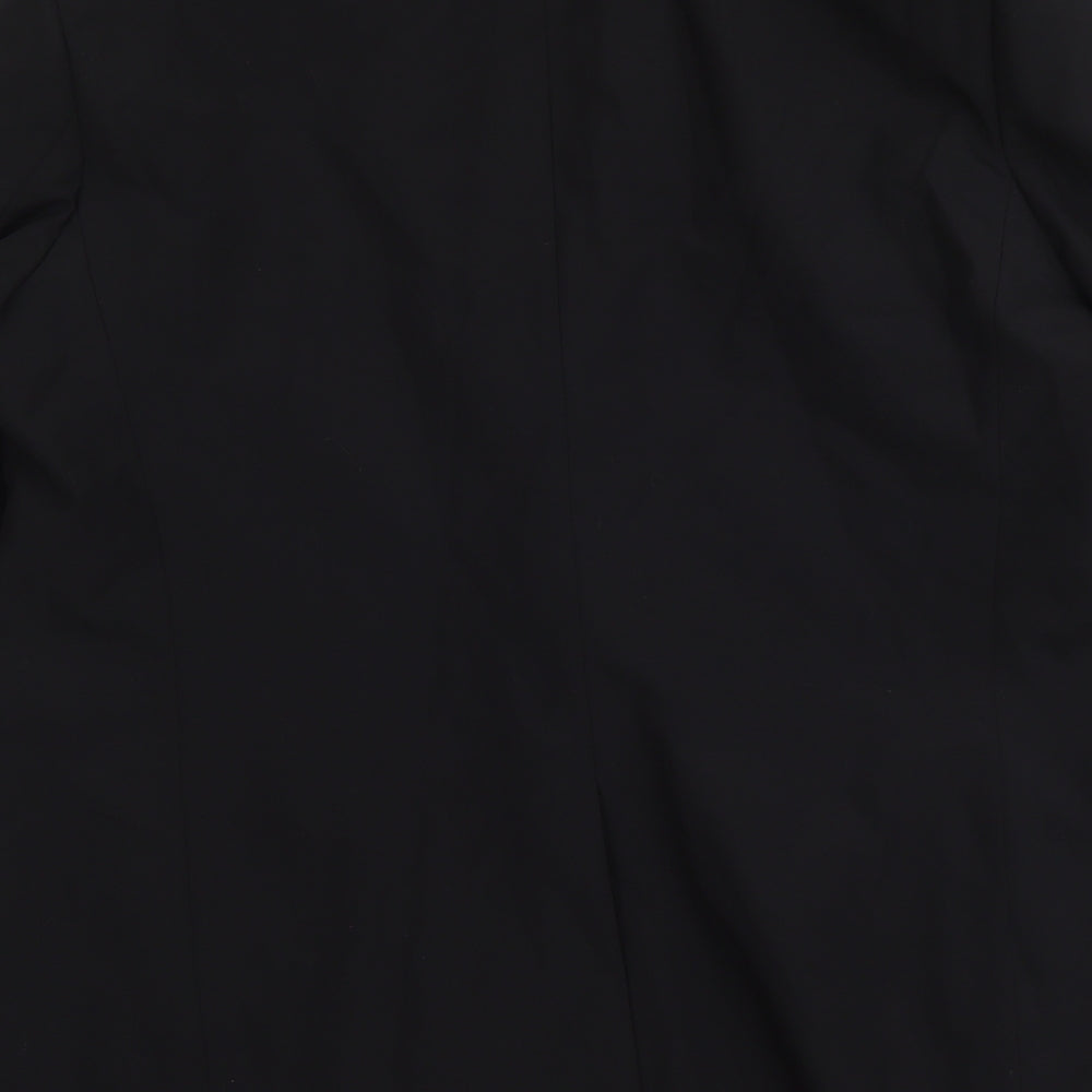 Marks and Spencer Mens Black Polyester Jacket Blazer Size 2XL Regular