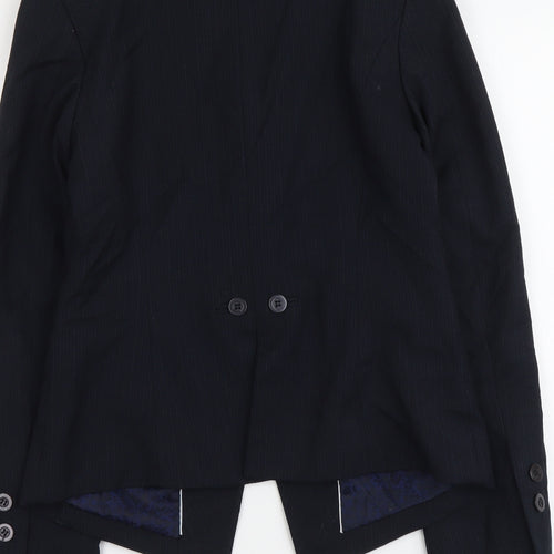 NEXT Womens Blue Polyester Jacket Blazer Size 10