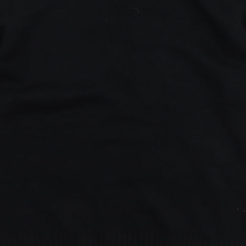 F&F Womens Black Round Neck Acrylic Pullover Jumper Size 12 - Christmas