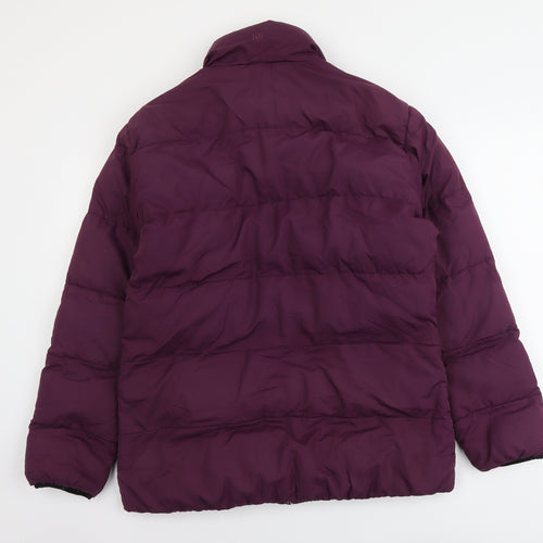 Hi Gear Womens Purple Puffer Jacket Jacket Size 14 Zip