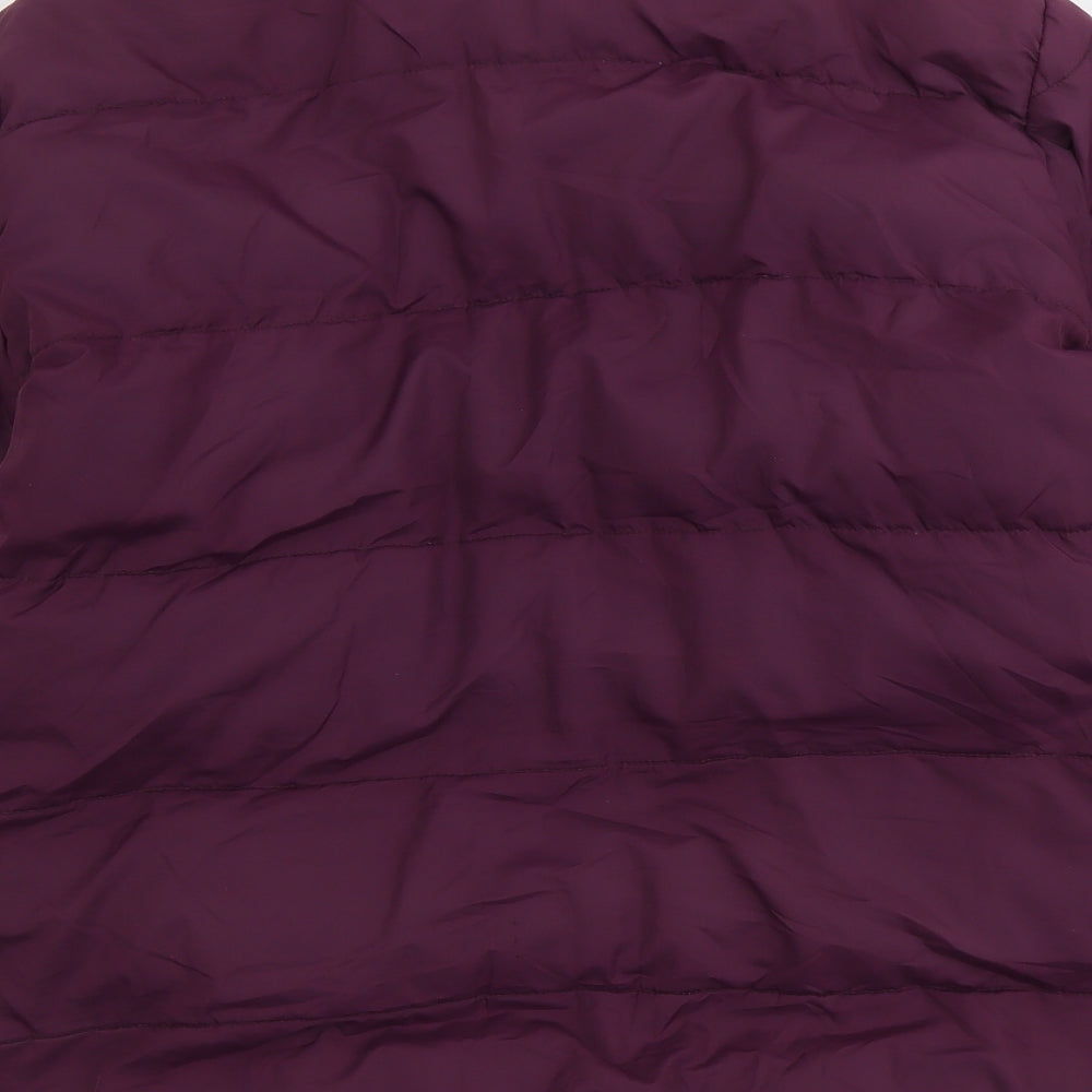 Hi Gear Womens Purple Puffer Jacket Jacket Size 14 Zip