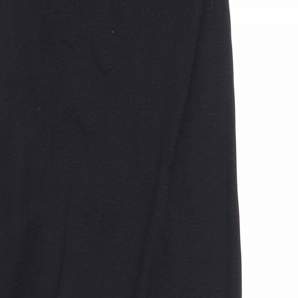 Zara Womens Black Polyamide Jumpsuit One-Piece Size L L27 in Pullover
