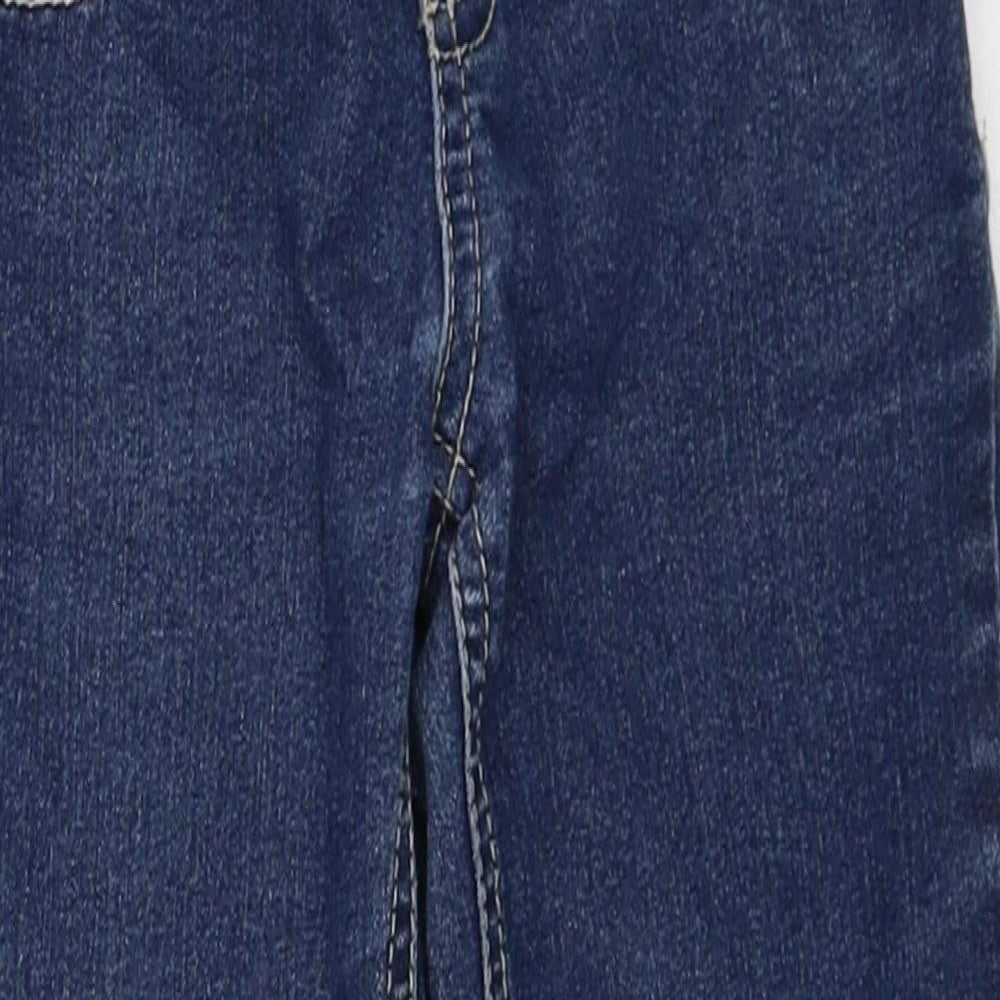 Jasper Conran Girls Blue Cotton Skinny Jeans Size 5 Years Regular Zip
