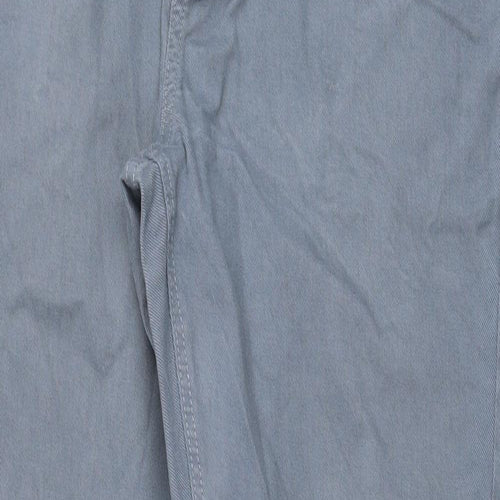 NEXT Mens Blue Cotton Straight Jeans Size 34 in L31 in Regular Zip
