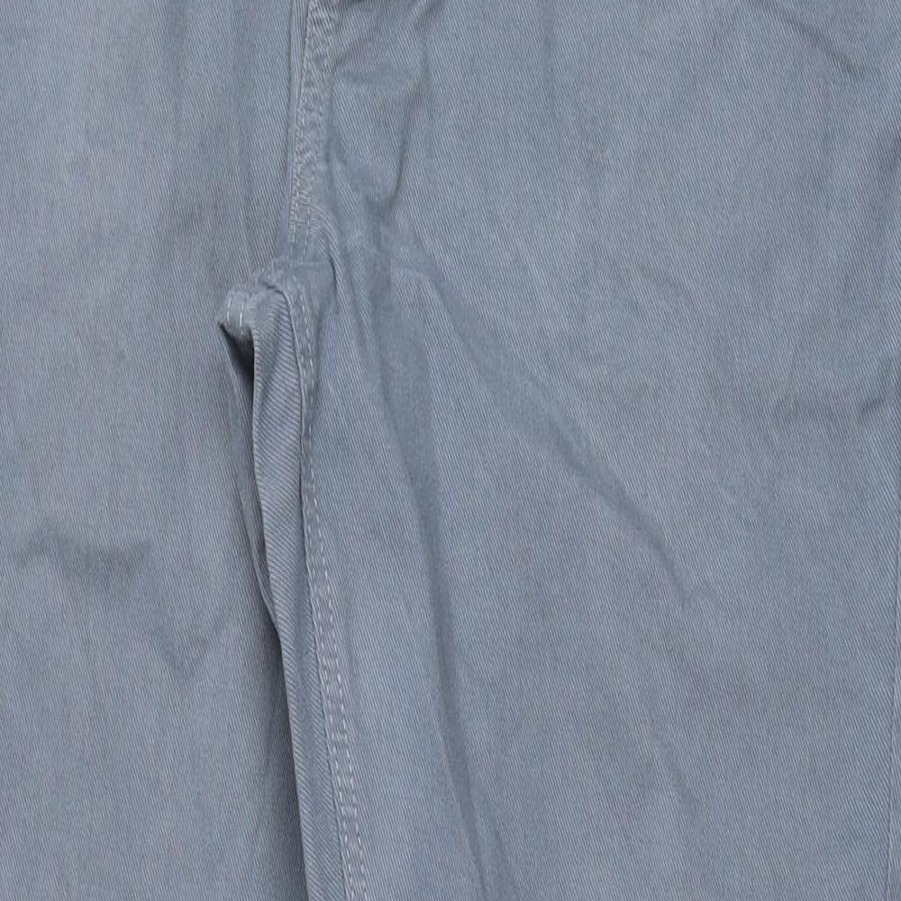 NEXT Mens Blue Cotton Straight Jeans Size 34 in L31 in Regular Zip