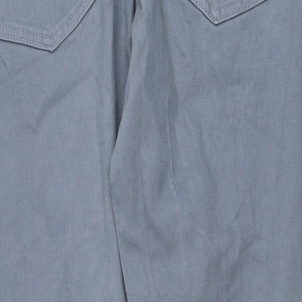 NEXT Mens Blue Cotton Straight Jeans Size 34 in L31 in Regular Zip