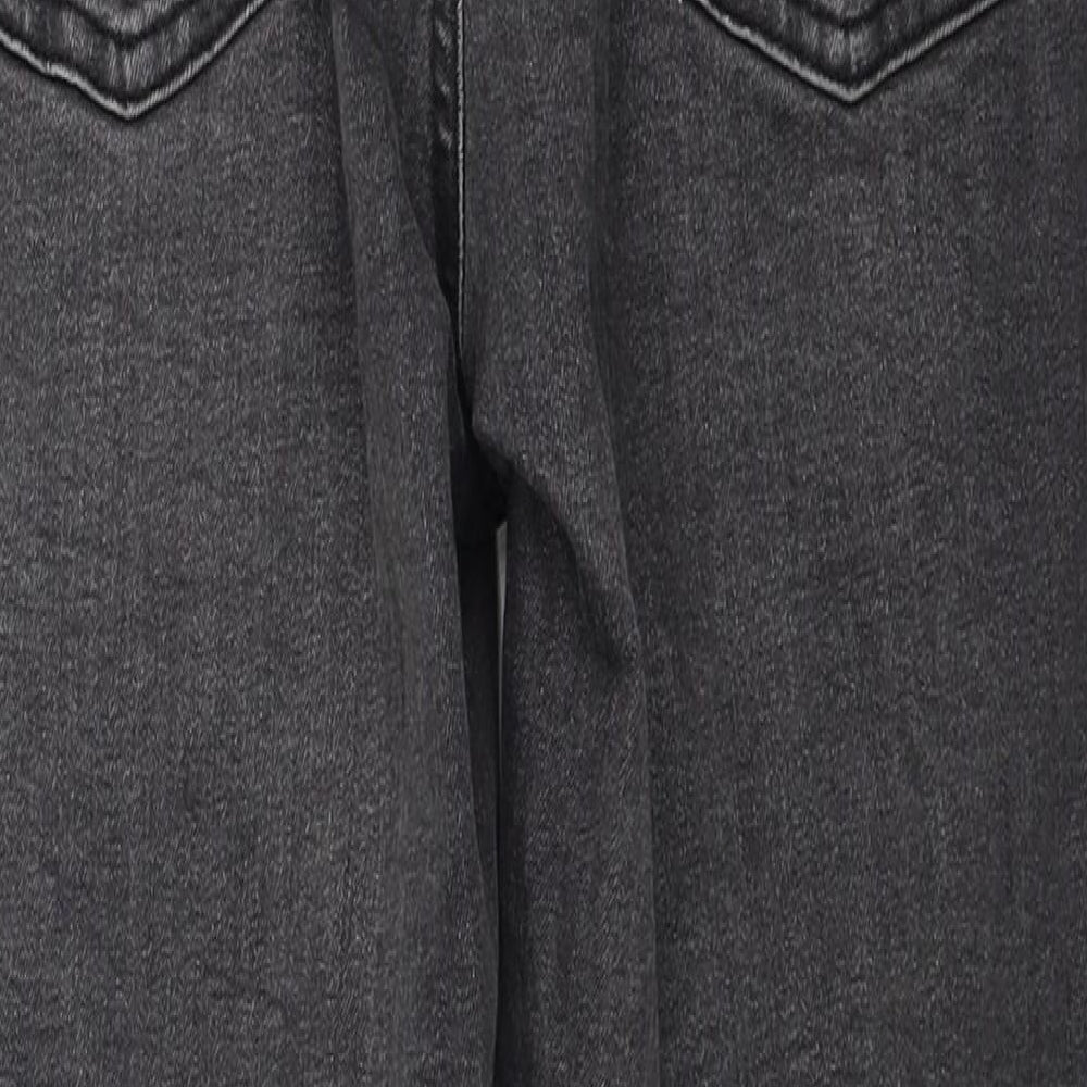 Primark Womens Black Cotton Skinny Jeans Size 12 Regular Zip