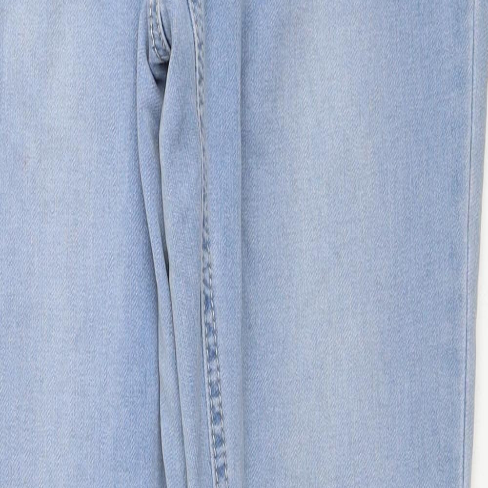 Red Herring Womens Blue Cotton Skinny Jeans Size 12 Regular Zip