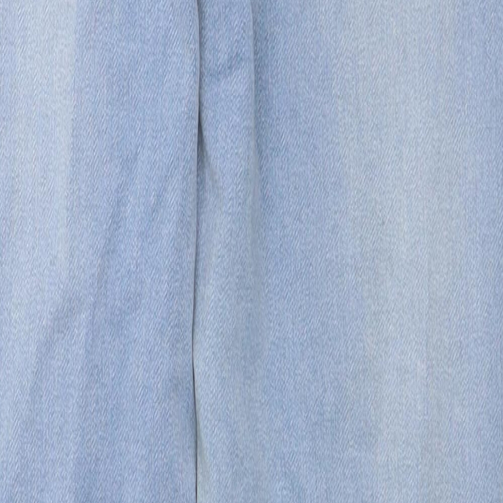 Red Herring Womens Blue Cotton Skinny Jeans Size 12 Regular Zip