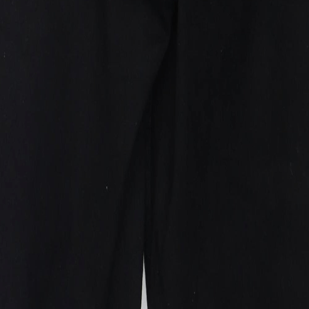 Marks and Spencer Womens Black Cotton Skinny Jeans Size 10 Regular Zip