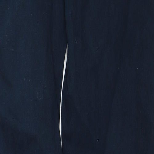 Denim & Co. Womens Blue Cotton Straight Jeans Size 28 in L32 in Regular Zip