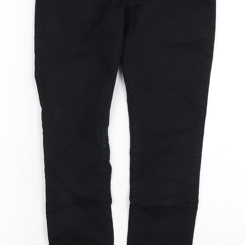 H&M Girls Blue Cotton Skinny Jeans Size 9-10 Years Regular Pullover