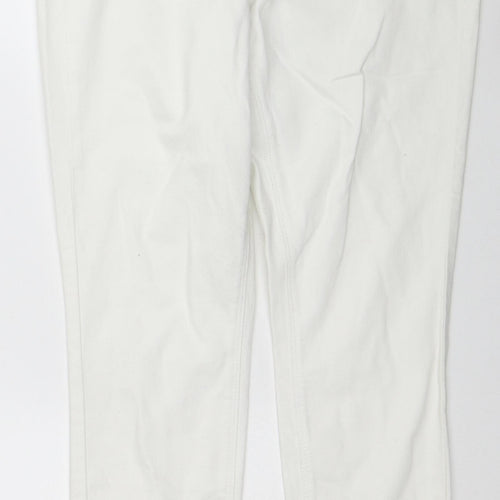 Only Womens White Cotton Skinny Jeans Size 29 in L30 in Regular Zip