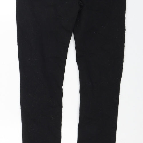 NEXT Girls Black Cotton Skinny Jeans Size 11 Years Regular