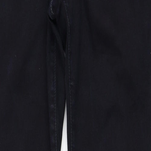 7 For All Mankind Mens Blue Cotton Straight Jeans Size 34 in Regular Zip