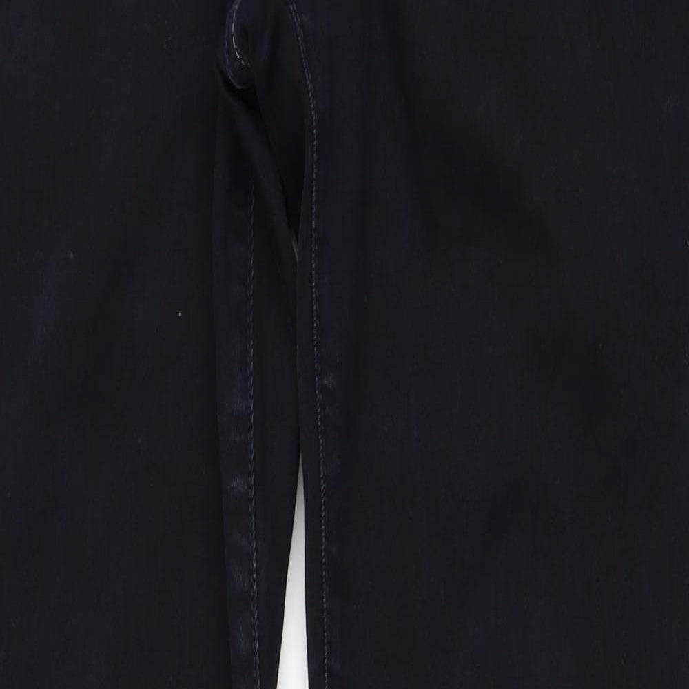 7 For All Mankind Mens Blue Cotton Straight Jeans Size 34 in Regular Zip