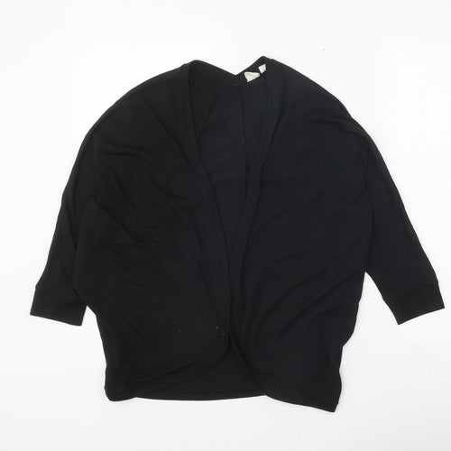 Gap Womens Black V-Neck Polyester Cardigan Jumper Size S