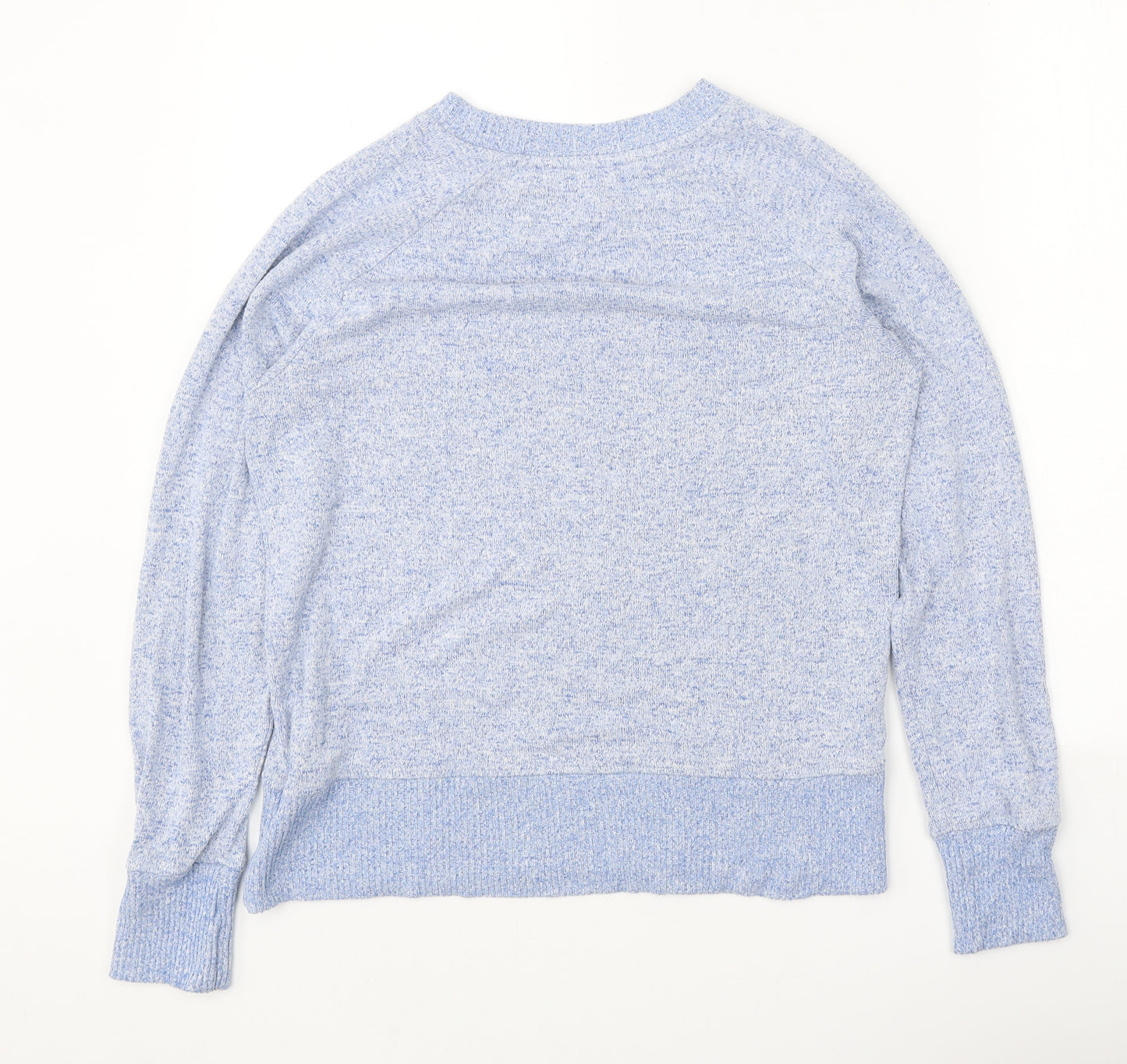 NEXT Womens Blue Round Neck Viscose Pullover Jumper Size 8