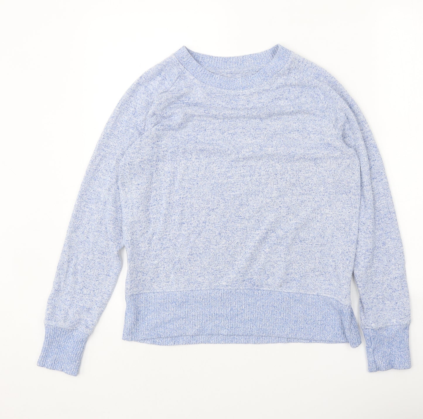 NEXT Womens Blue Round Neck Viscose Pullover Jumper Size 8