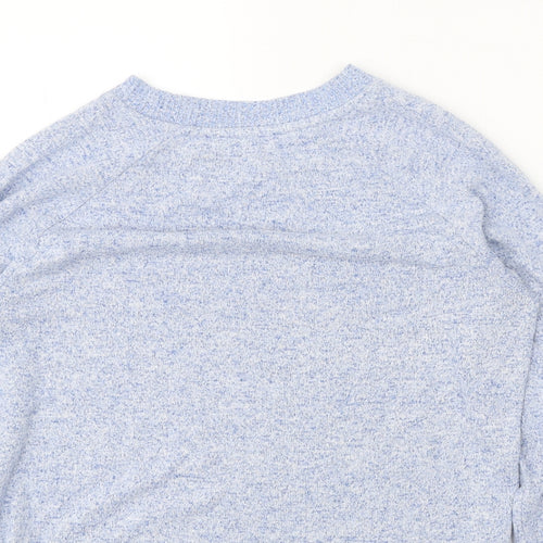 NEXT Womens Blue Round Neck Viscose Pullover Jumper Size 8