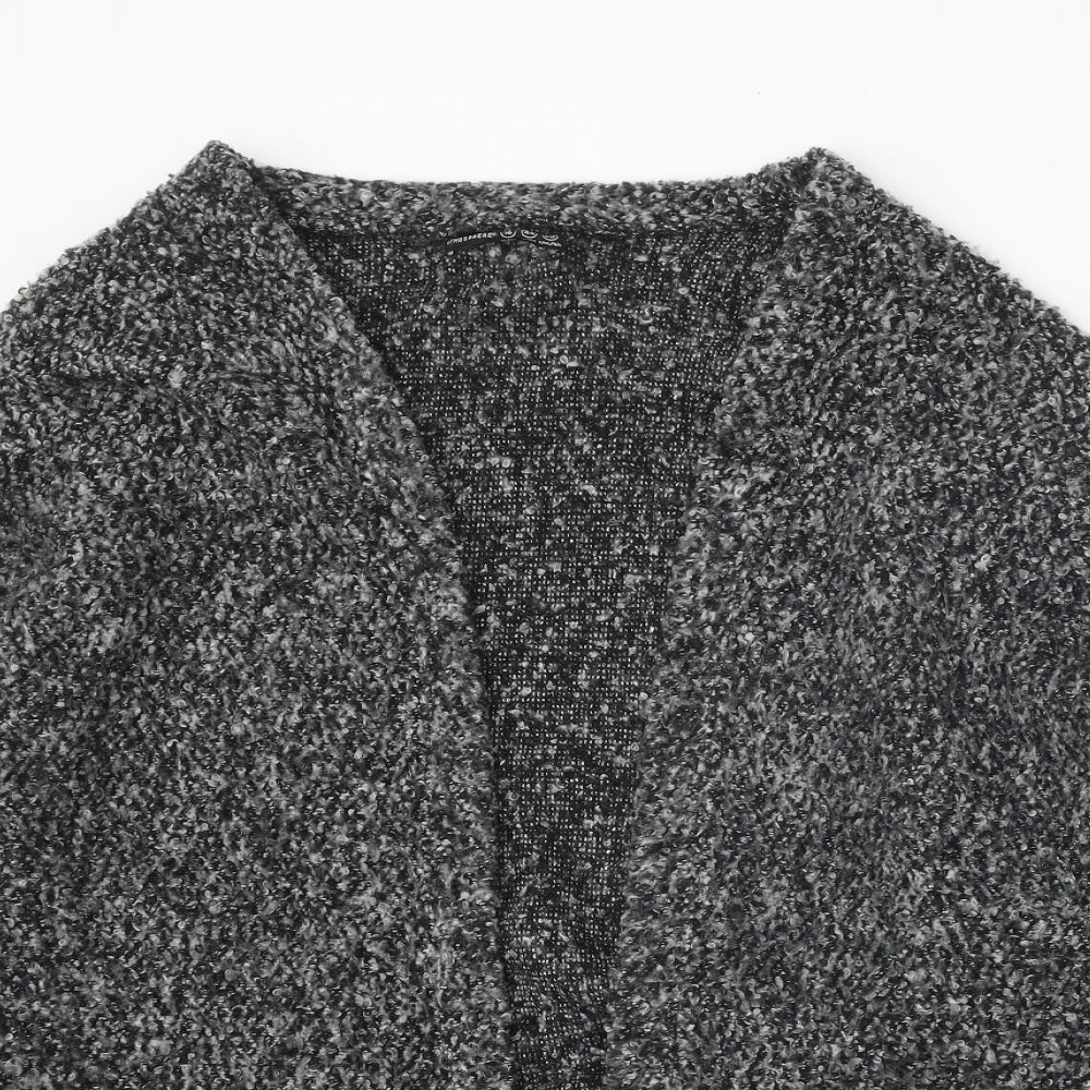 Atmosphere Womens Grey V-Neck Acrylic Cardigan Jumper Size 16