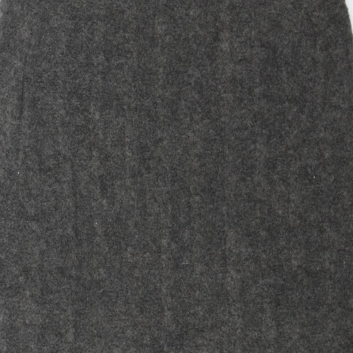 Nobody's Child Womens Grey Acrylic Straight & Pencil Skirt Size XS