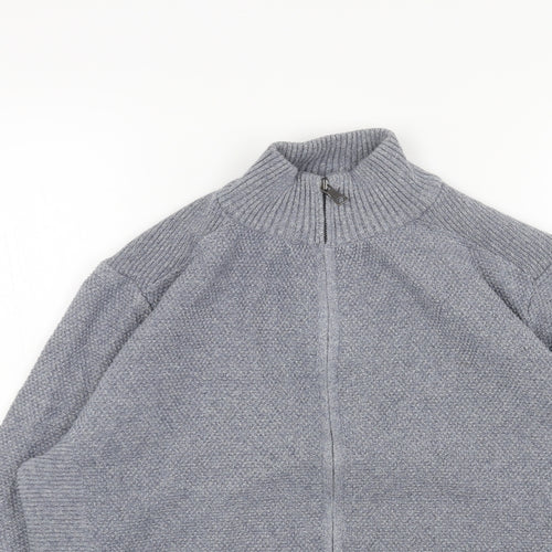 Marks and Spencer Mens Blue Jacket Size L Zip