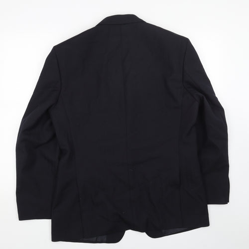 chatleys Mens Blue Viscose Jacket Blazer Size 40 Regular