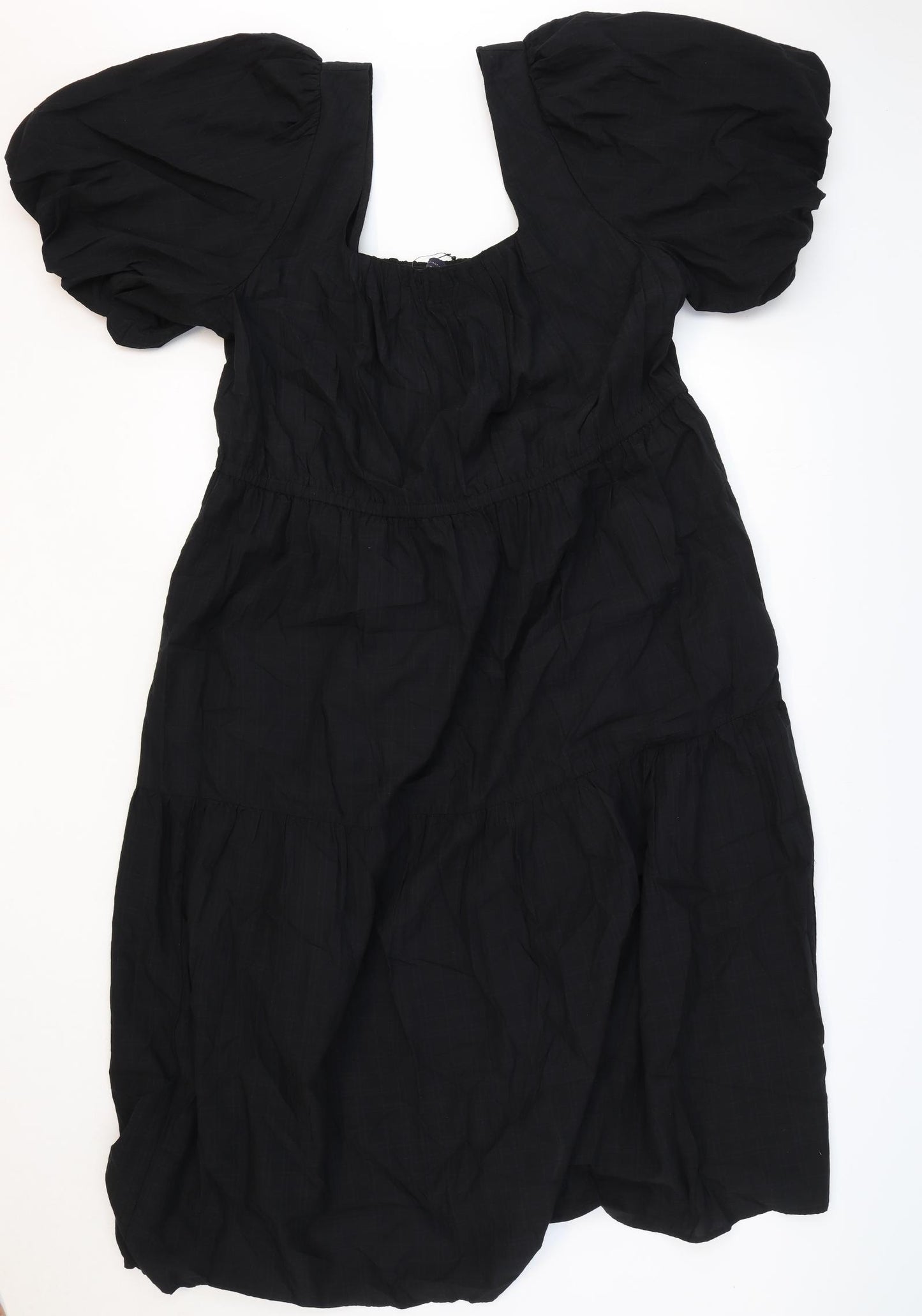 Marks and Spencer Womens Black Modal Maxi Size 20 Scoop Neck Pullover