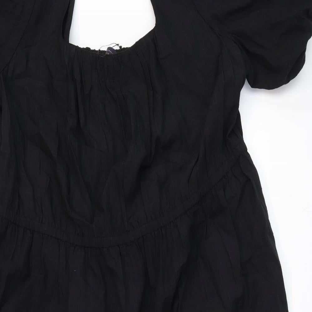 Marks and Spencer Womens Black Modal Maxi Size 20 Scoop Neck Pullover
