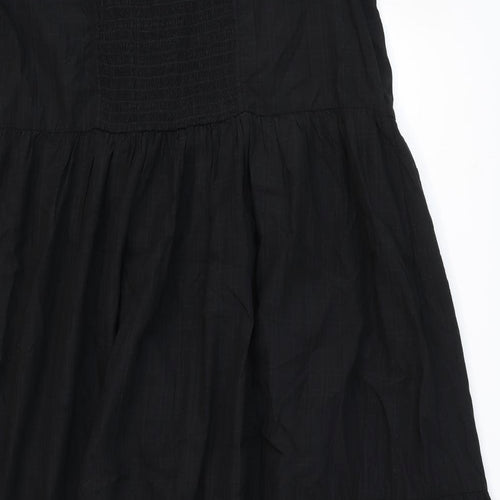 Marks and Spencer Womens Black Modal Maxi Size 20 Scoop Neck Pullover