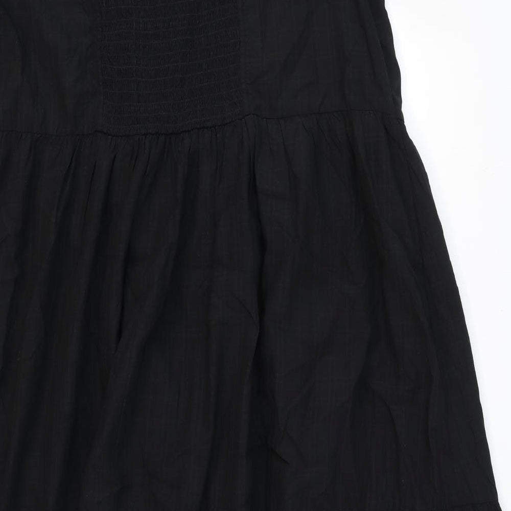 Marks and Spencer Womens Black Modal Maxi Size 20 Scoop Neck Pullover