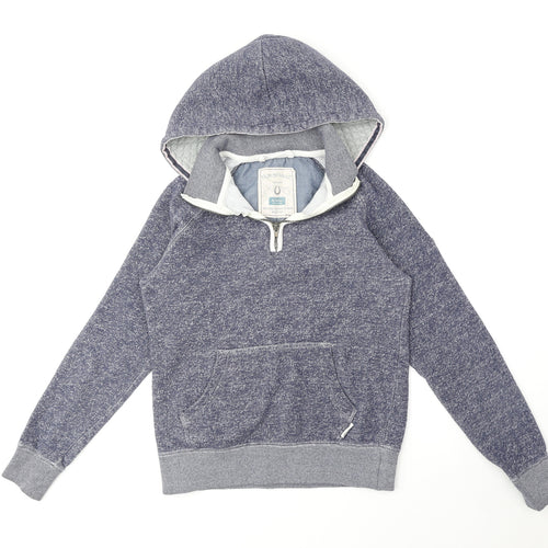 Horseware Womens Blue Cotton Pullover Hoodie Size 2XS Zip