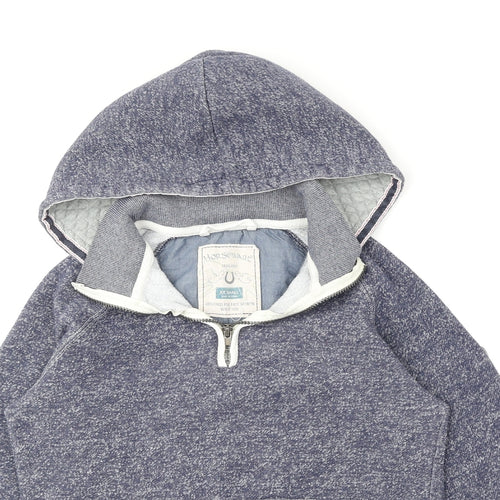 Horseware Womens Blue Cotton Pullover Hoodie Size 2XS Zip
