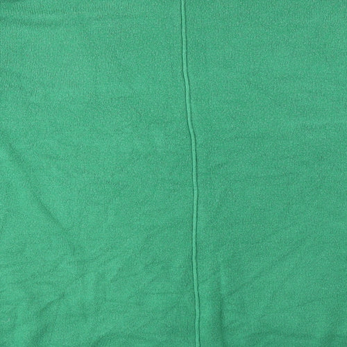 Principles Womens Green Round Neck Acetate Pullover Jumper Size 12