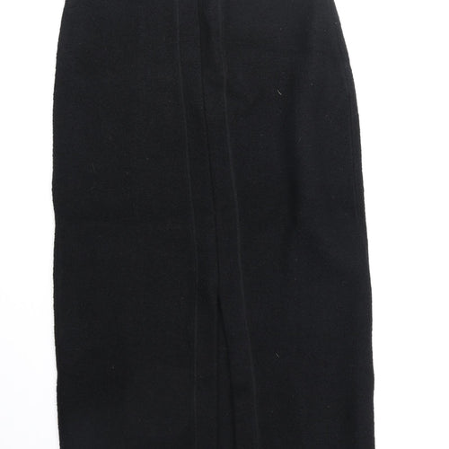 Platinum Womens Black Polyester Straight & Pencil Skirt Size 33 in Zip