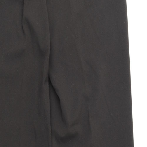Epilogue Womens Brown Polyester Trousers Size 12 Regular Zip