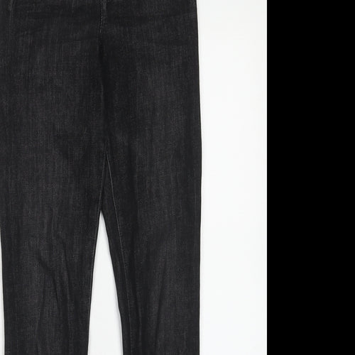 H&M Womens Black Cotton Skinny Jeans Size 25 in L32 in Regular Zip