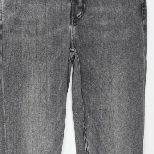 Denim & Co. Mens Grey Cotton Skinny Jeans Size 36 in L30 in Regular Zip
