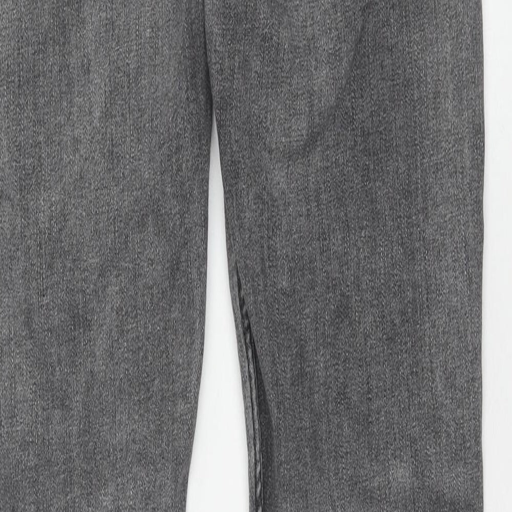 Denim & Co. Mens Grey Cotton Skinny Jeans Size 36 in L30 in Regular Zip