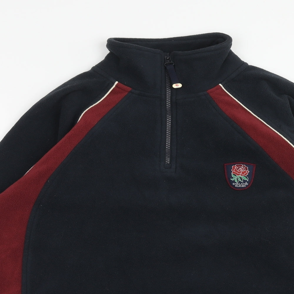 England Rugby Mens Blue Polyester Pullover Sweatshirt Size M